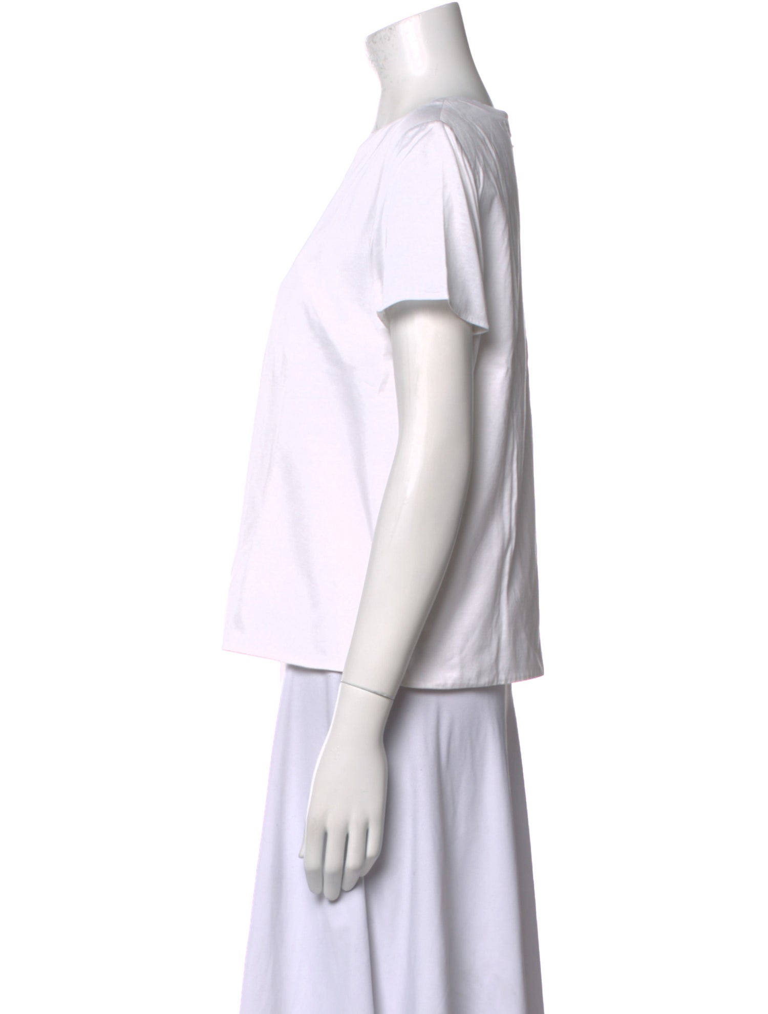 Valentino Bateau Neckline Short Sleeve T-Shirt