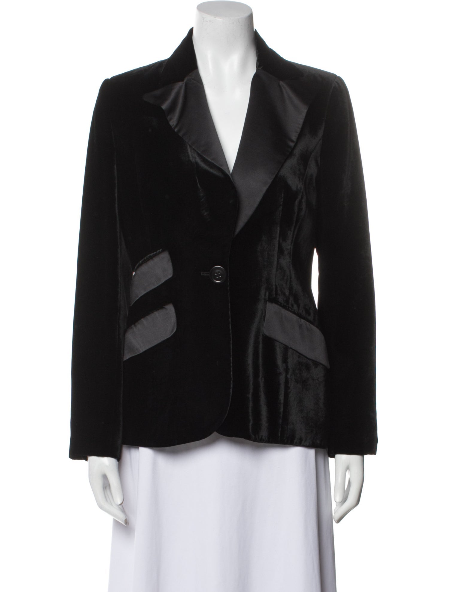 Valentino Virgin Wool Striped Jacket
