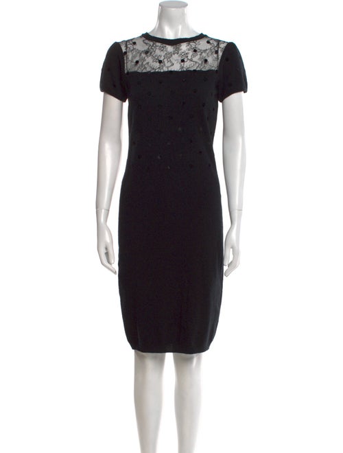 Valentino Wool Knee-Length Dress