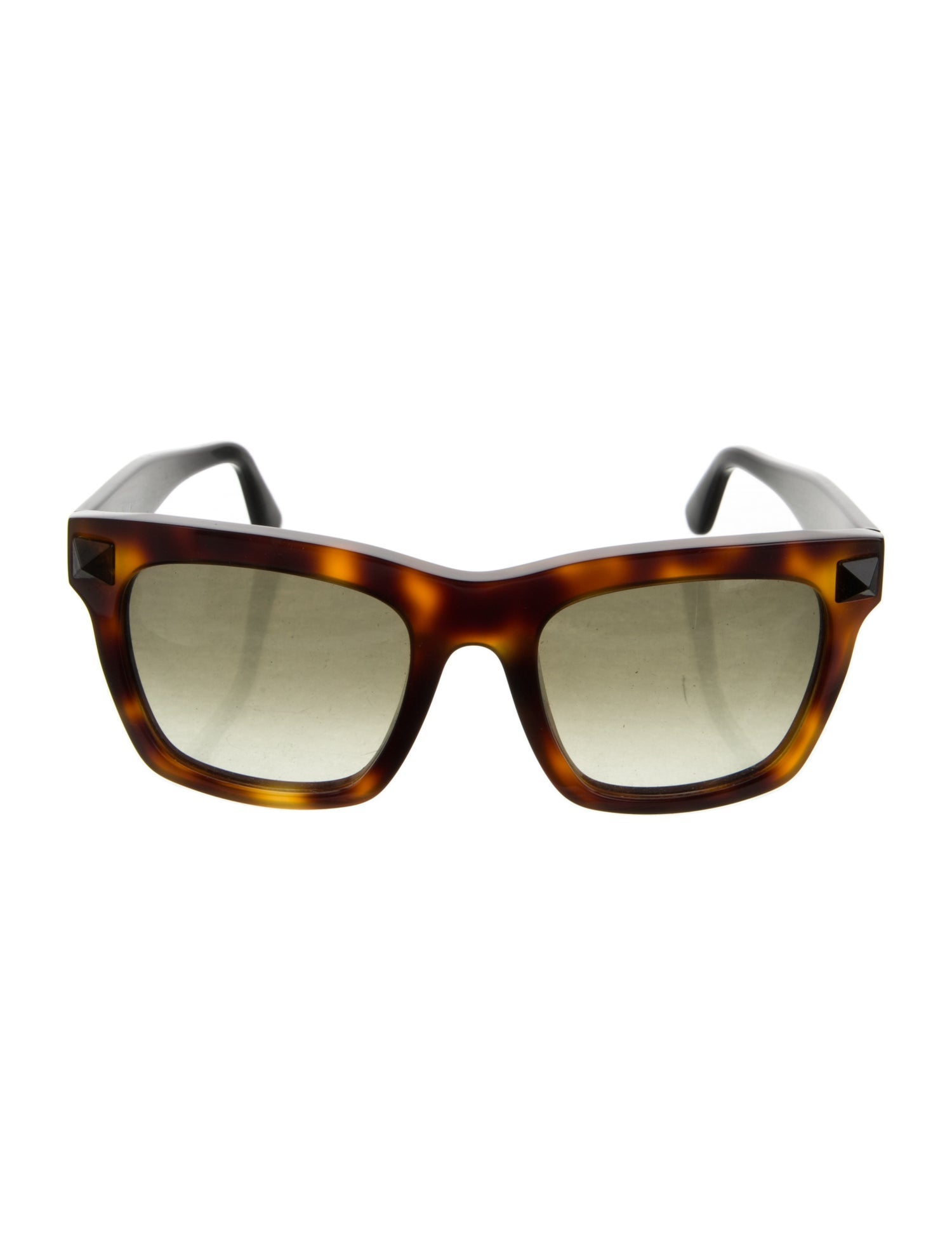 Valentino Rockstud Accents Wayfarer Sunglasses