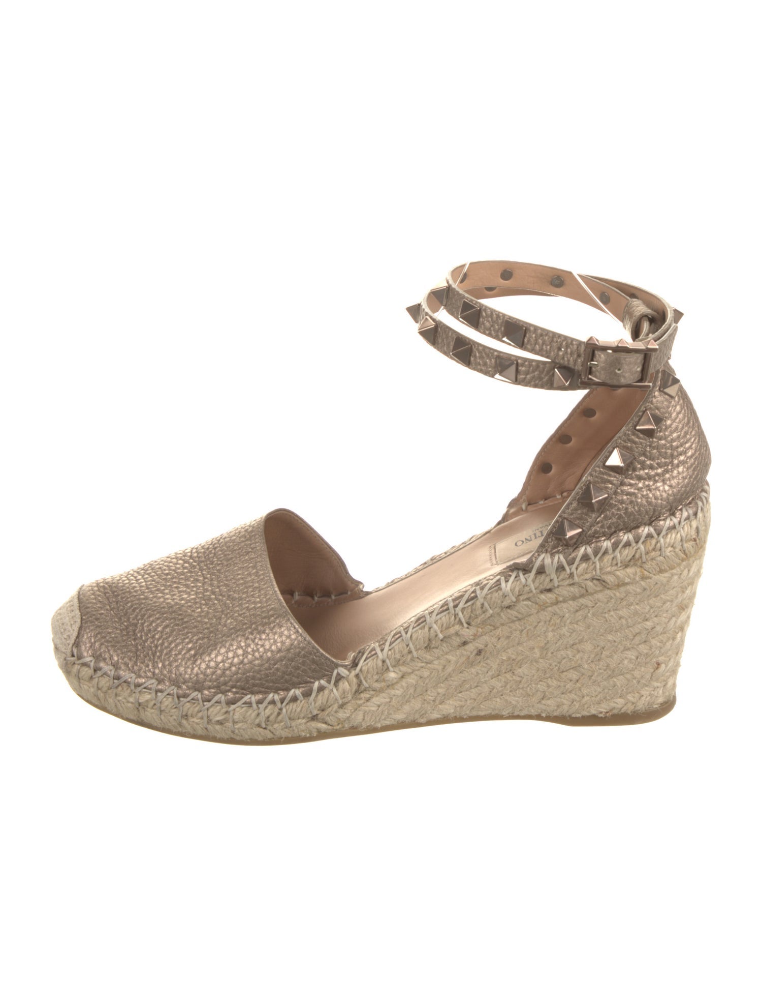 Valentino Rockstud Accents Leather D'Orsay Pumps