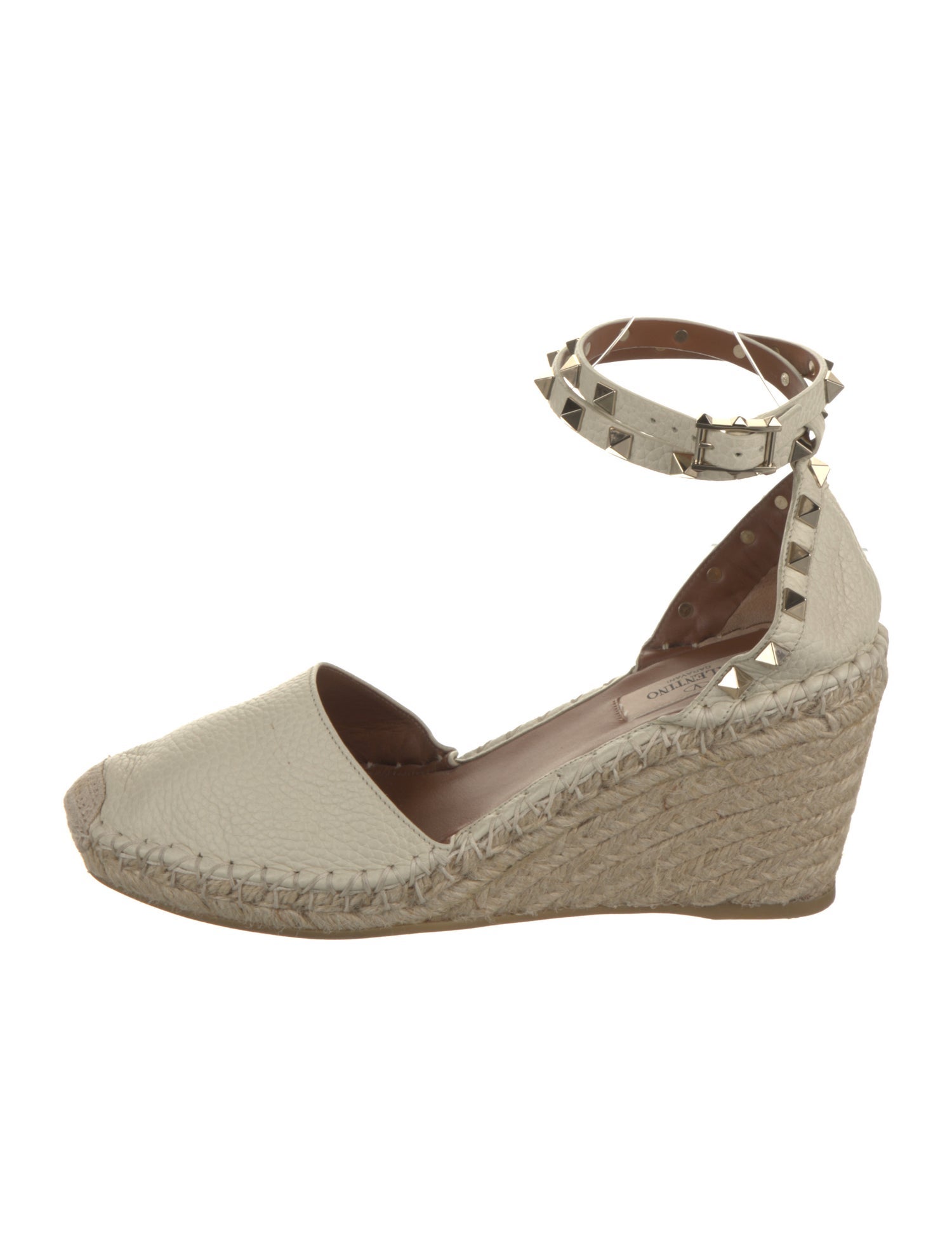 Valentino Rockstud Accents Leather D'Orsay Pumps