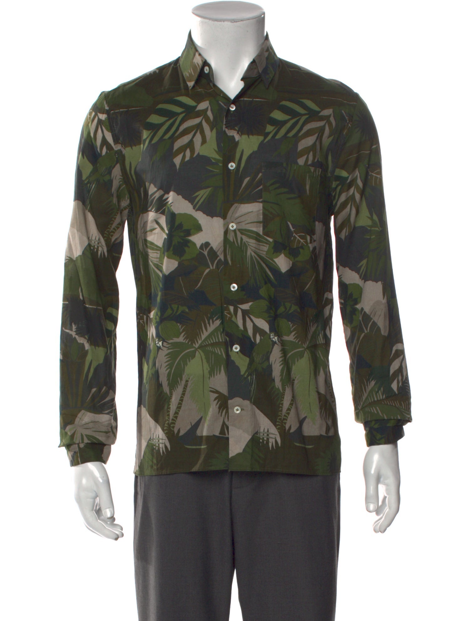 Valentino Printed Long Sleeve Shirt