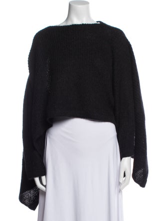 Valentino Mohair Scoop Neck Sweater