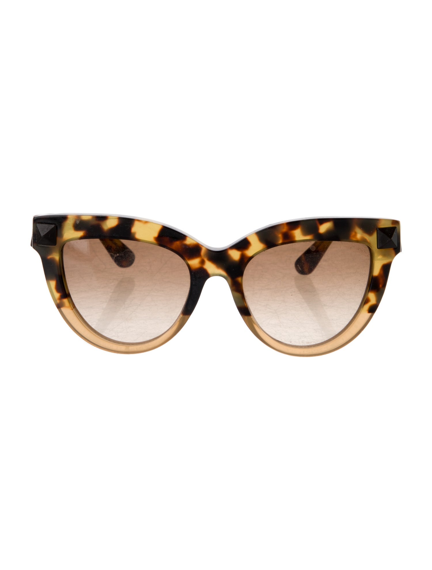 Valentino Rockstud Accents Cat-Eye Sunglasses