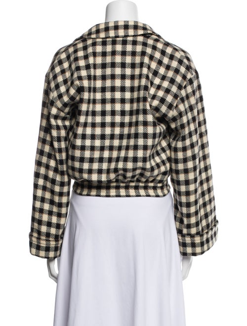 Valentino Plaid Print Blazer