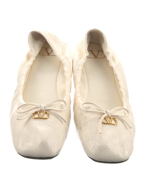 Valentino Patent Leather Ballet Flats