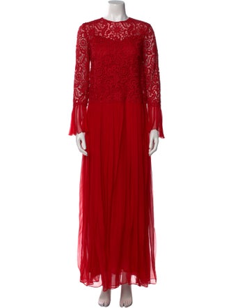 Valentino Silk Long Dress