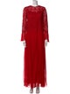 Valentino Silk Long Dress