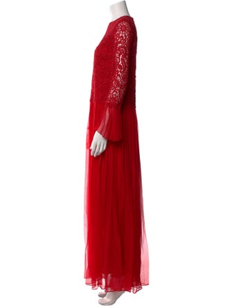 Valentino Silk Long Dress