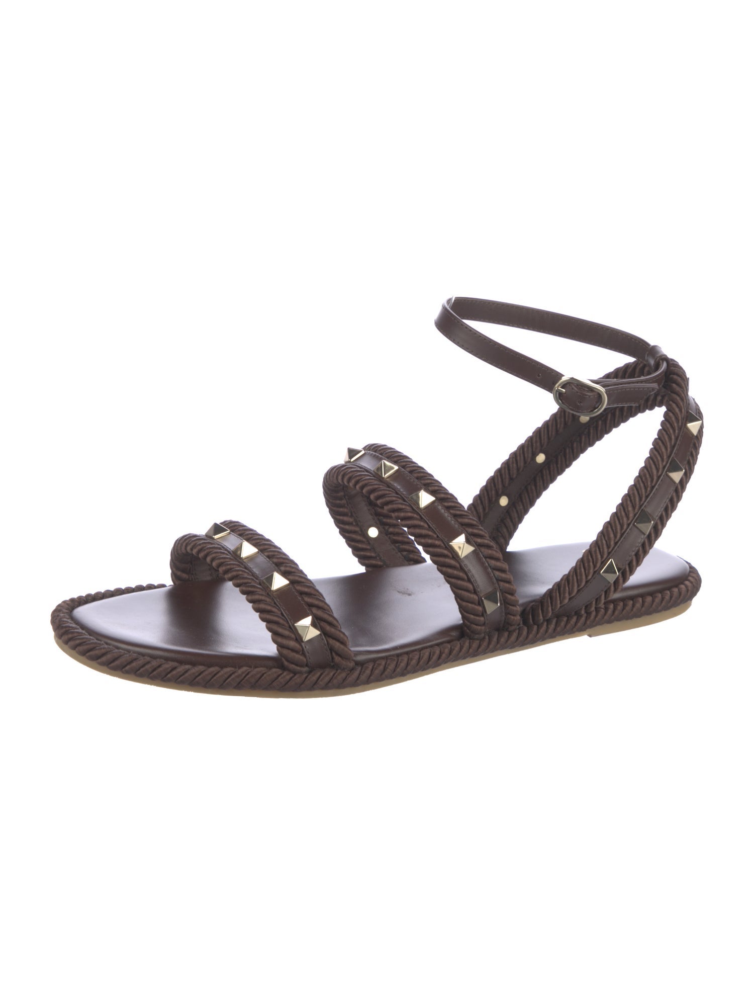 Valentino Leather Gladiator Sandals