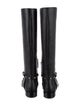 Valentino Rockstud Accents Leather Riding Boots
