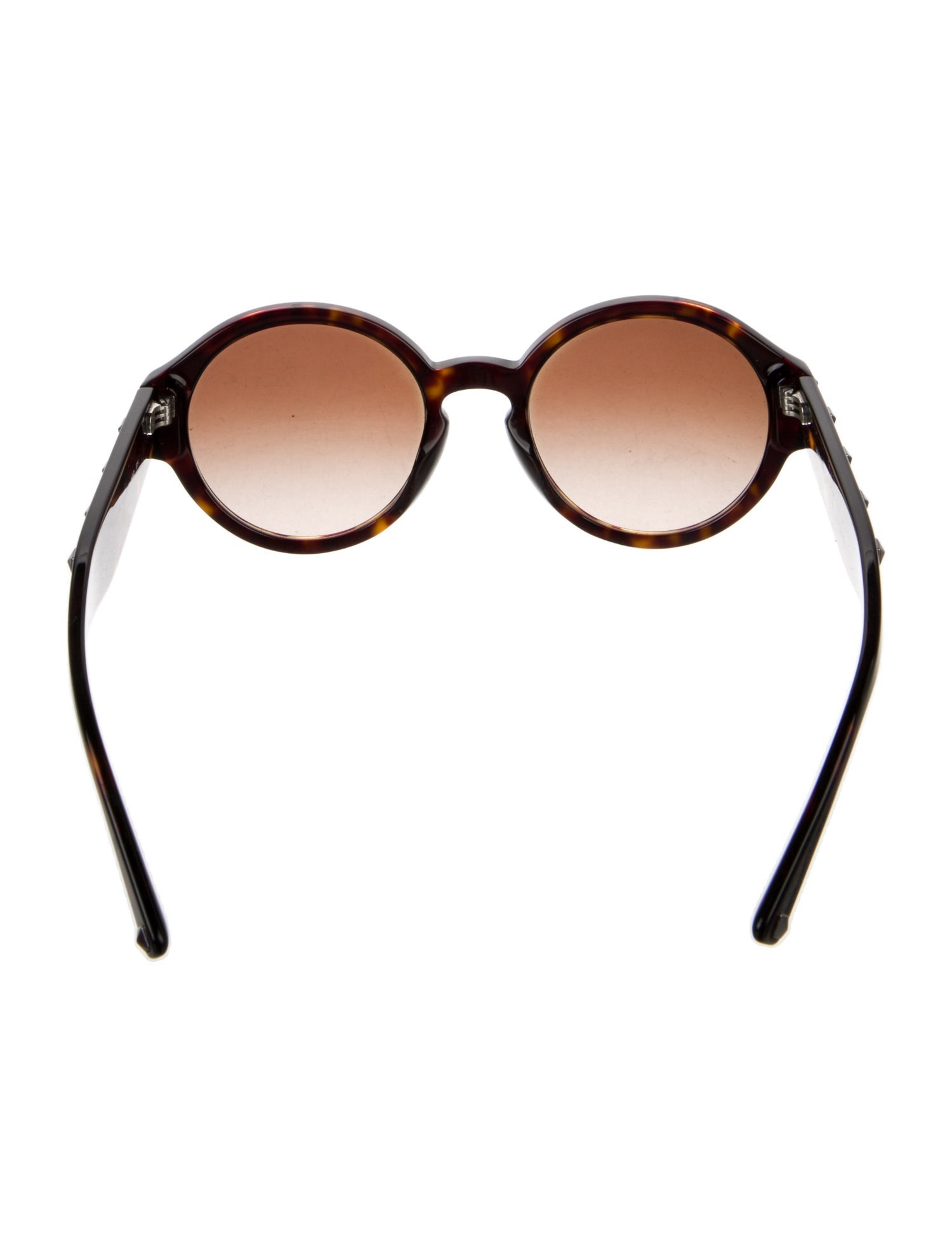 Valentino Round Gradient Sunglasses