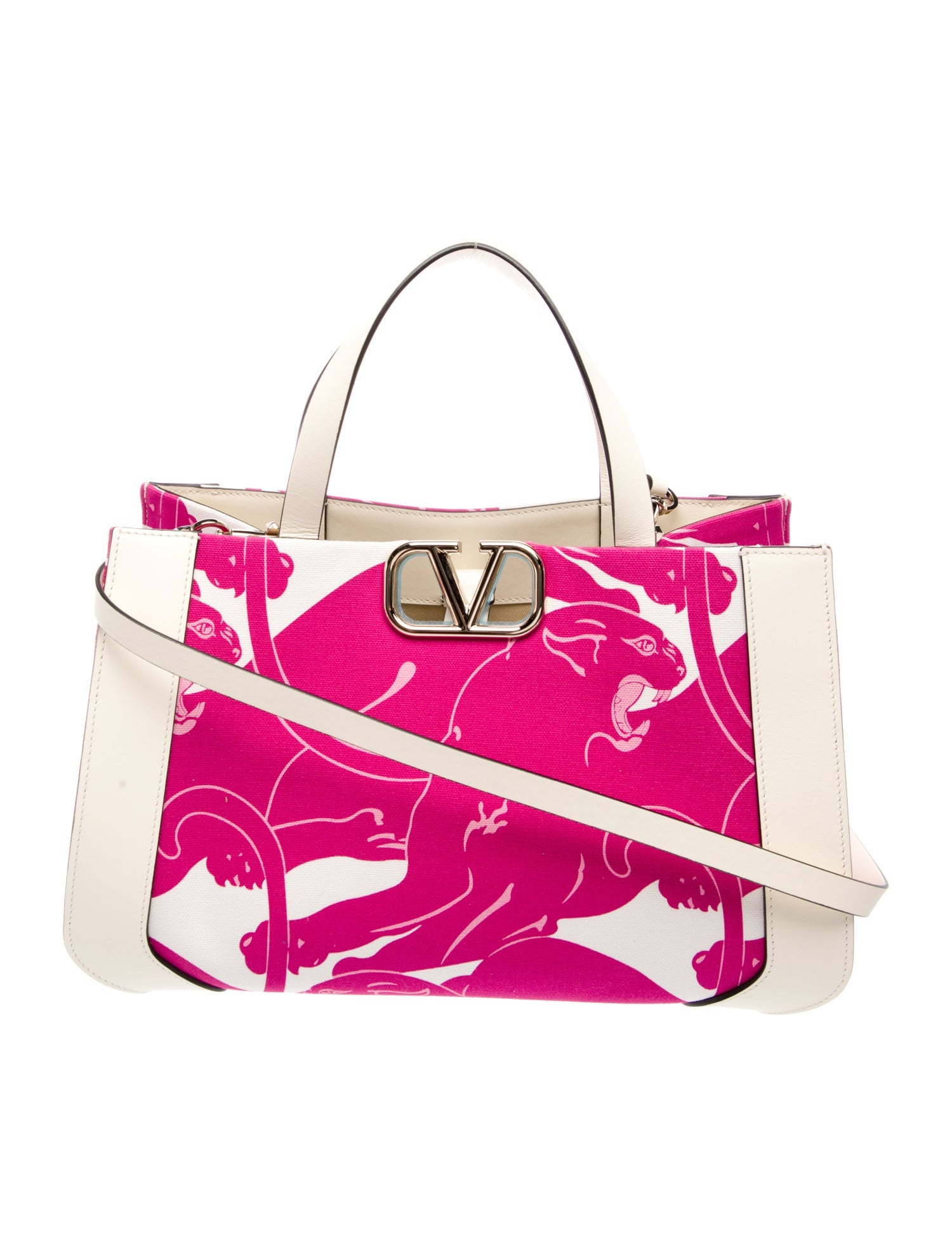 Valentino Canvas Shoulder Bag