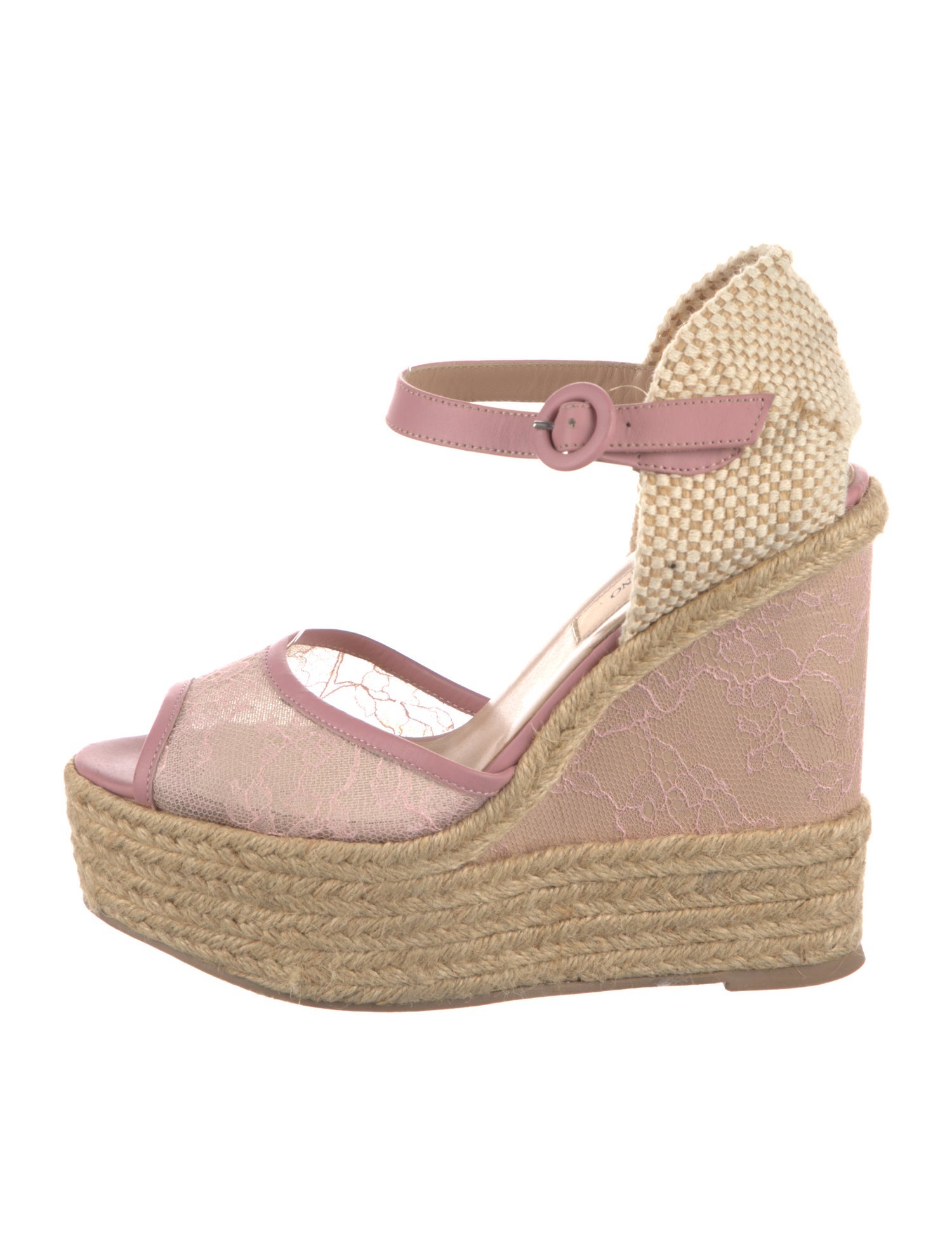 Valentino Lace Lace Pattern Pumps