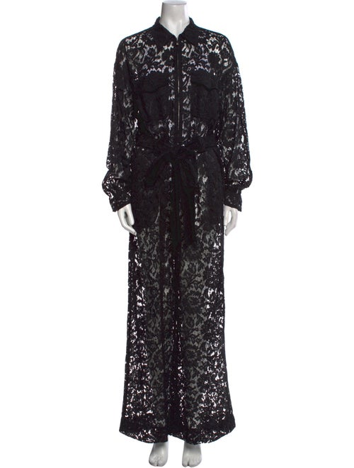 Valentino Lace Lace Pattern Jumpsuit