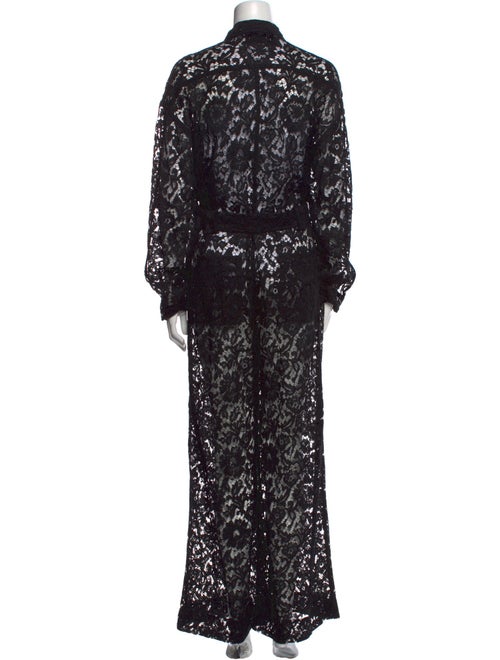 Valentino Lace Lace Pattern Jumpsuit