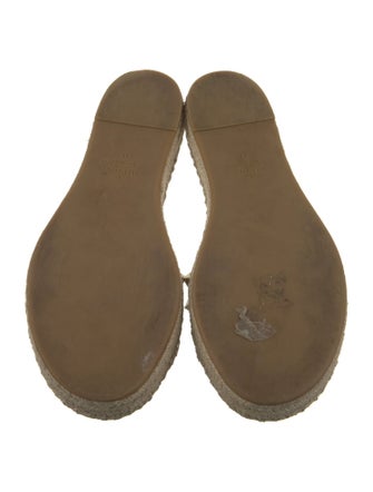 Valentino Rockstud Accents Leather Espadrilles