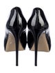 Valentino Patent Leather Bow Accents Pumps