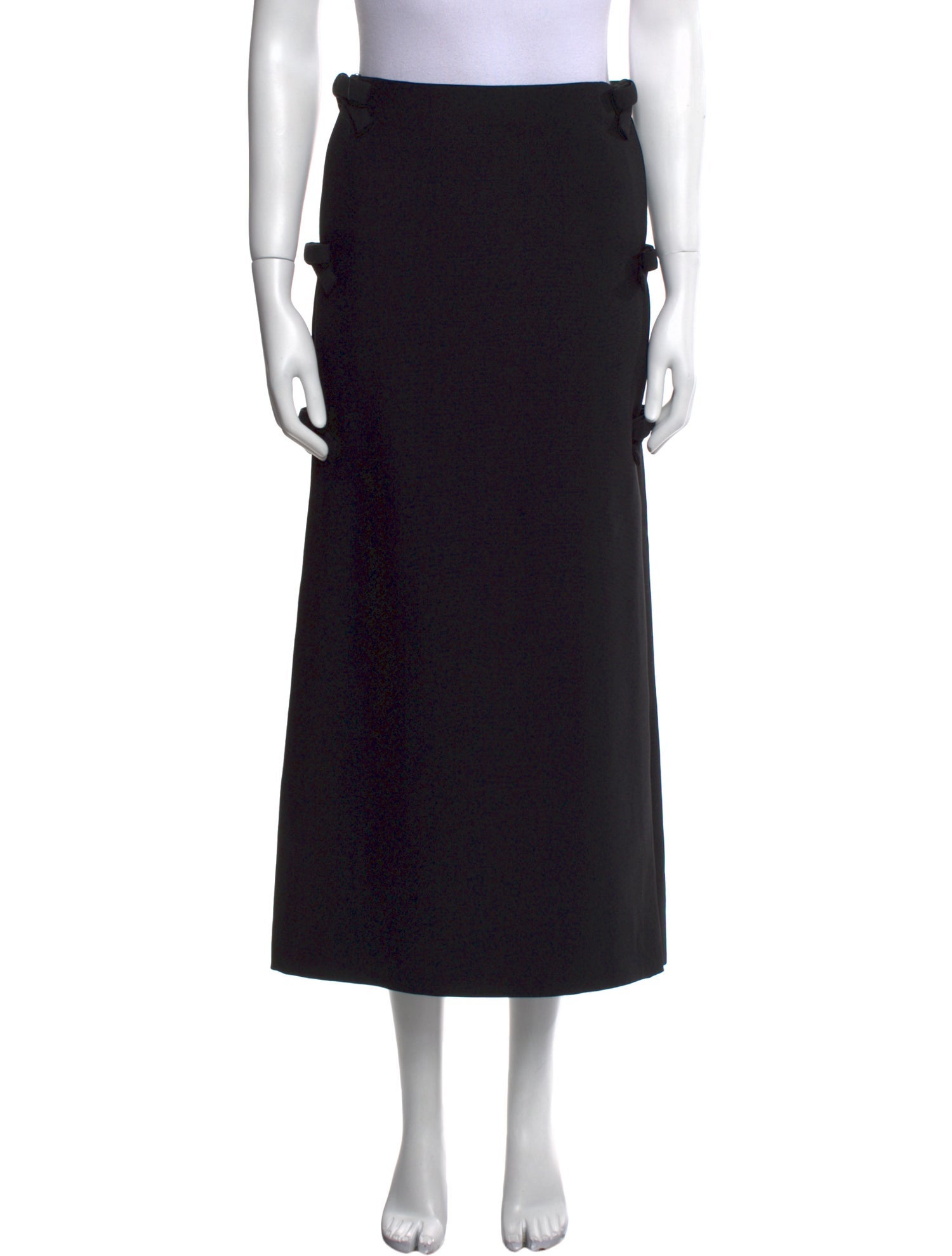 Valentino Virgin Wool Midi Length Skirt