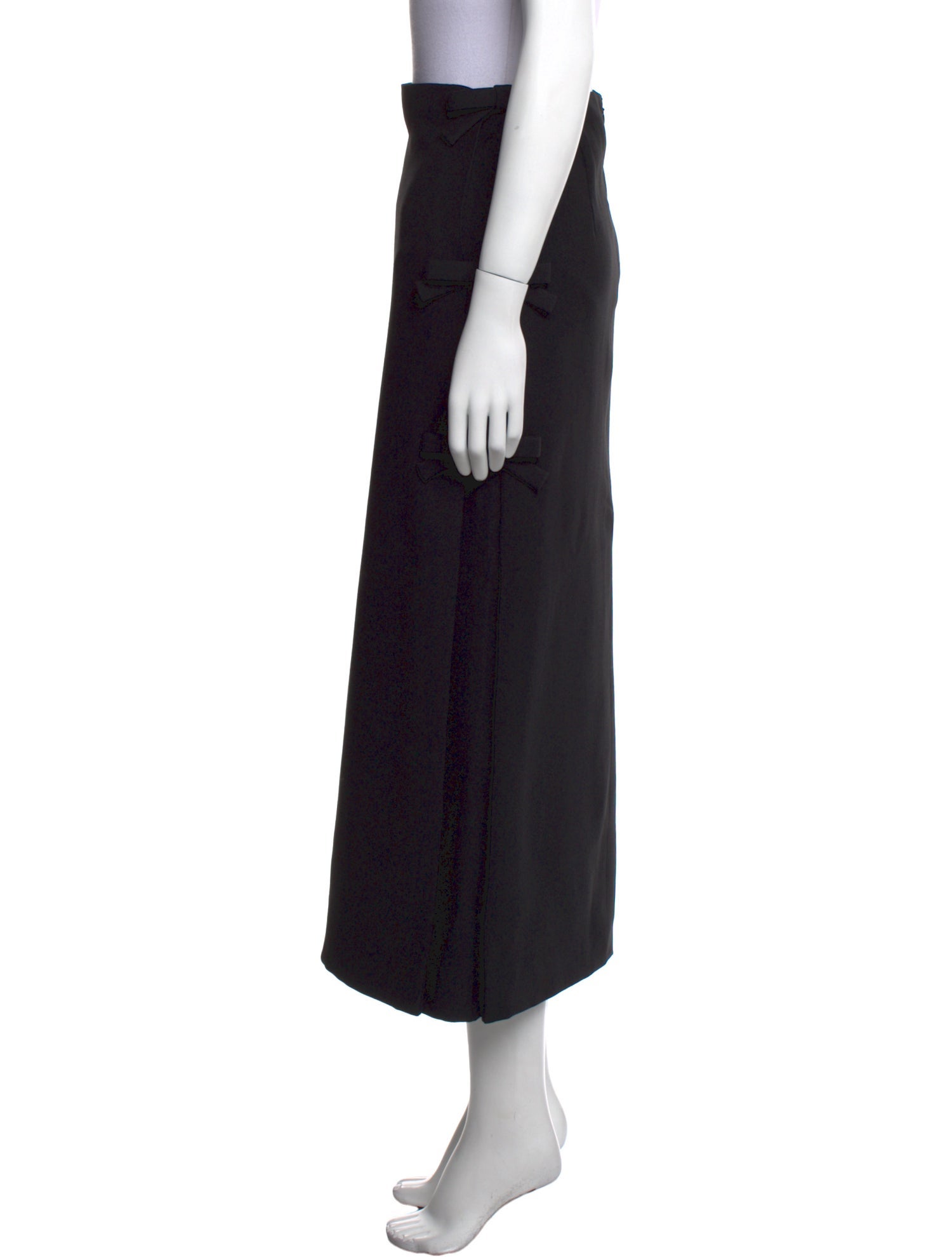 Valentino Virgin Wool Midi Length Skirt