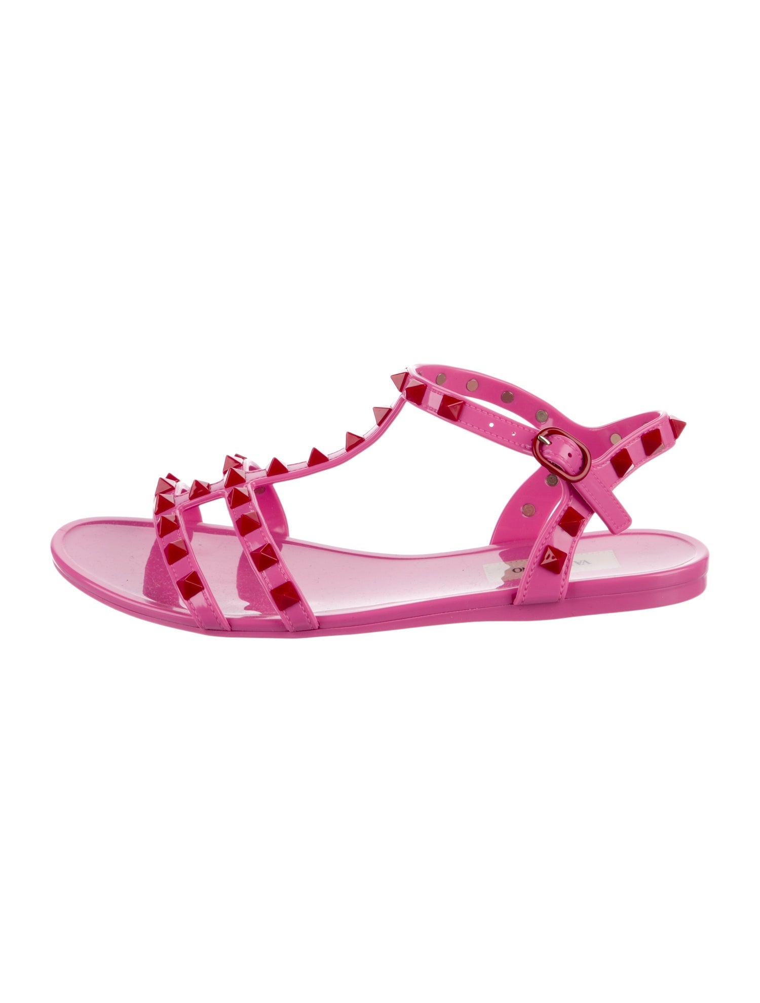 Valentino Rockstud Accents Rubber Flats