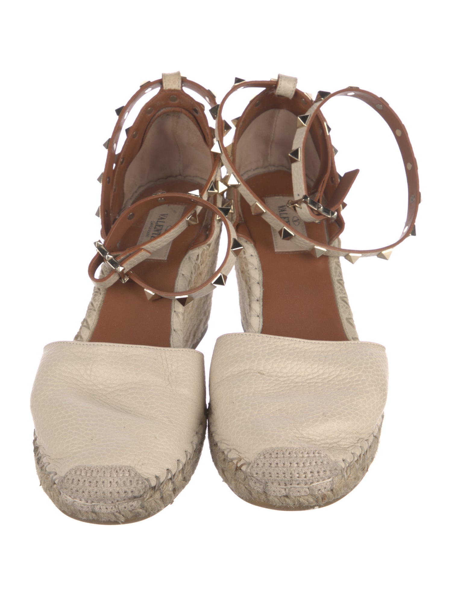 Valentino Rockstud Accents Leather D'Orsay Pumps