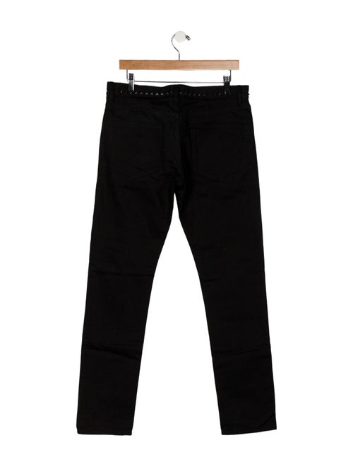 Valentino Rockstud Accents Skinny Jeans