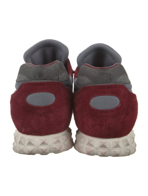 Valentino Rockstud Accents Mesh Athletic Sneakers