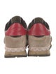 Valentino Rockstud Accents Suede Sneakers