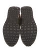 Valentino Rockstud Accents Suede Sneakers