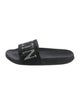 Valentino Rubber Crystal Embellishments Slides