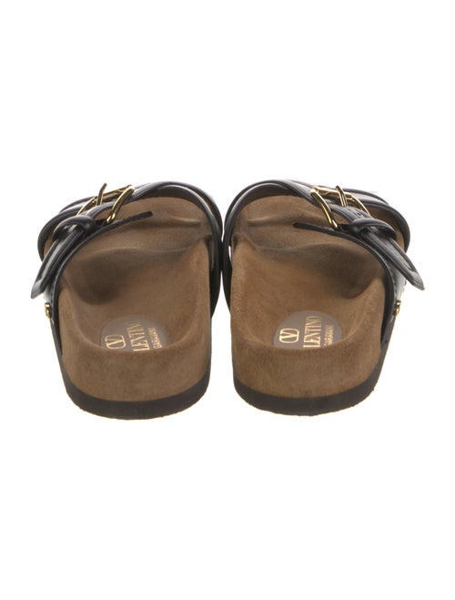 Valentino Leather Slides