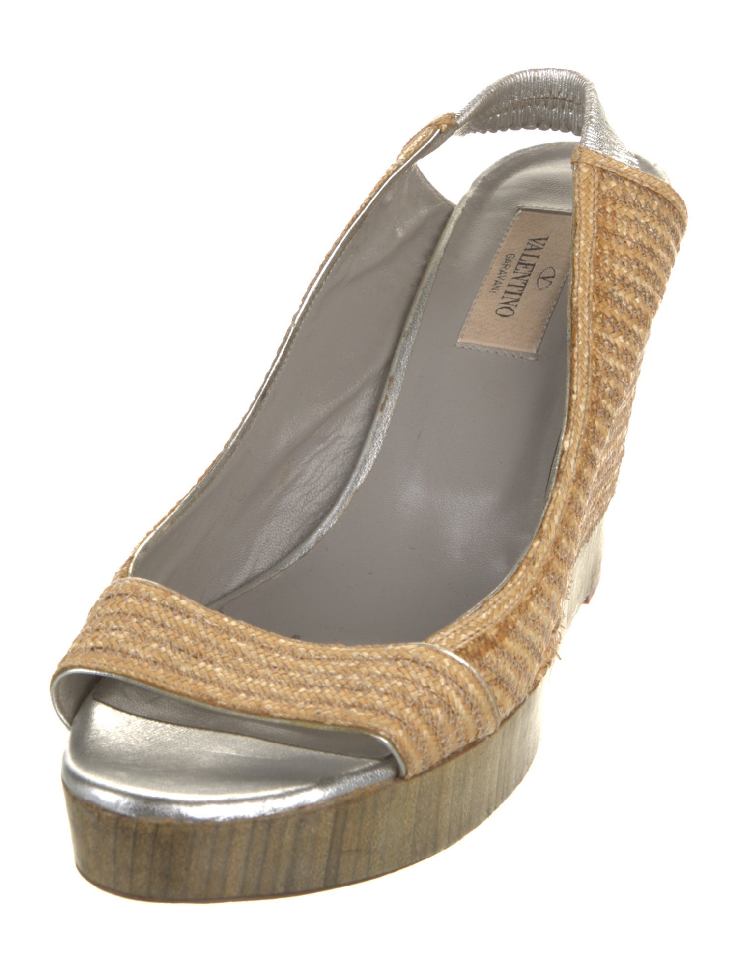 Valentino Raffia Espadrilles