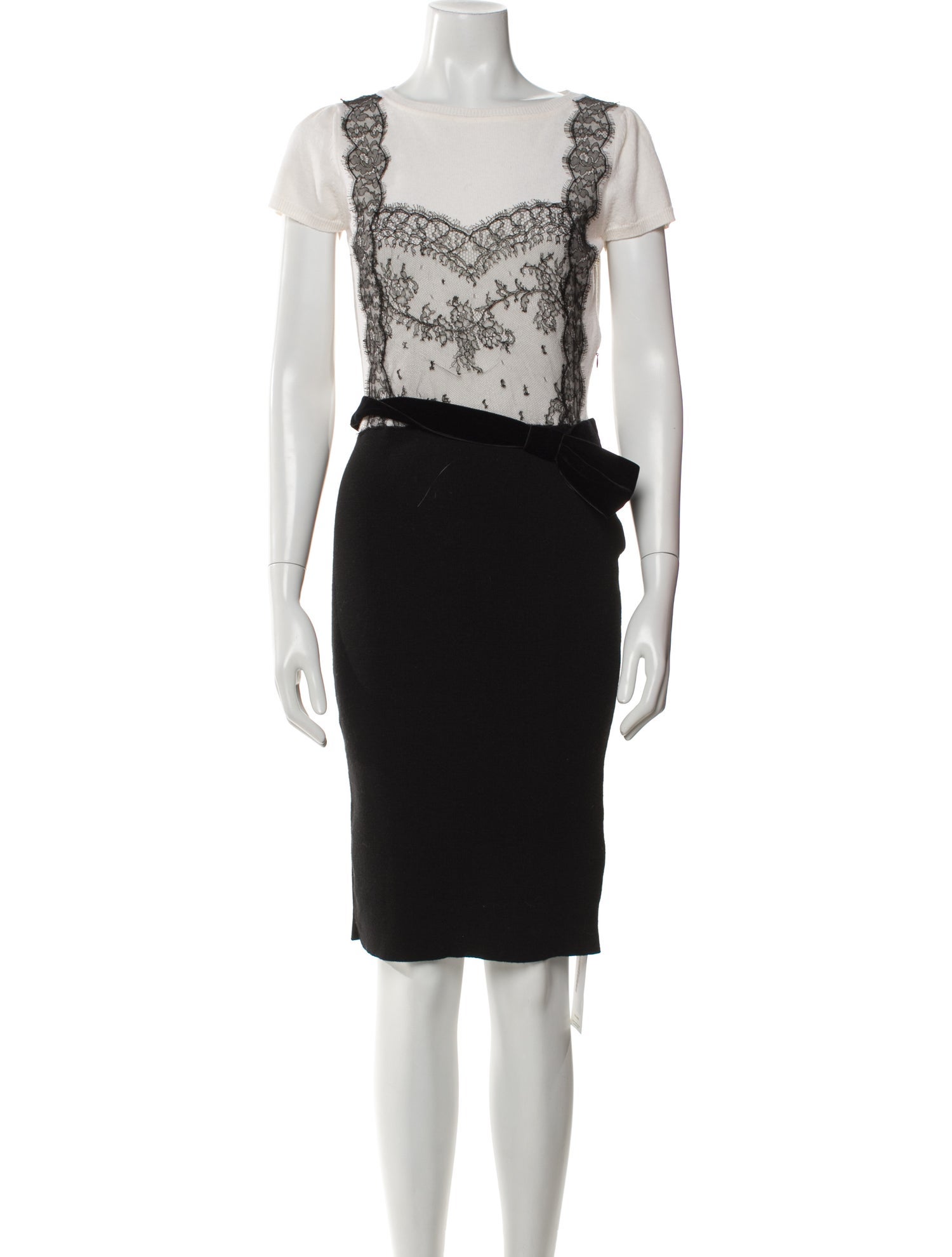 Valentino Virgin Wool Knee-Length Dress