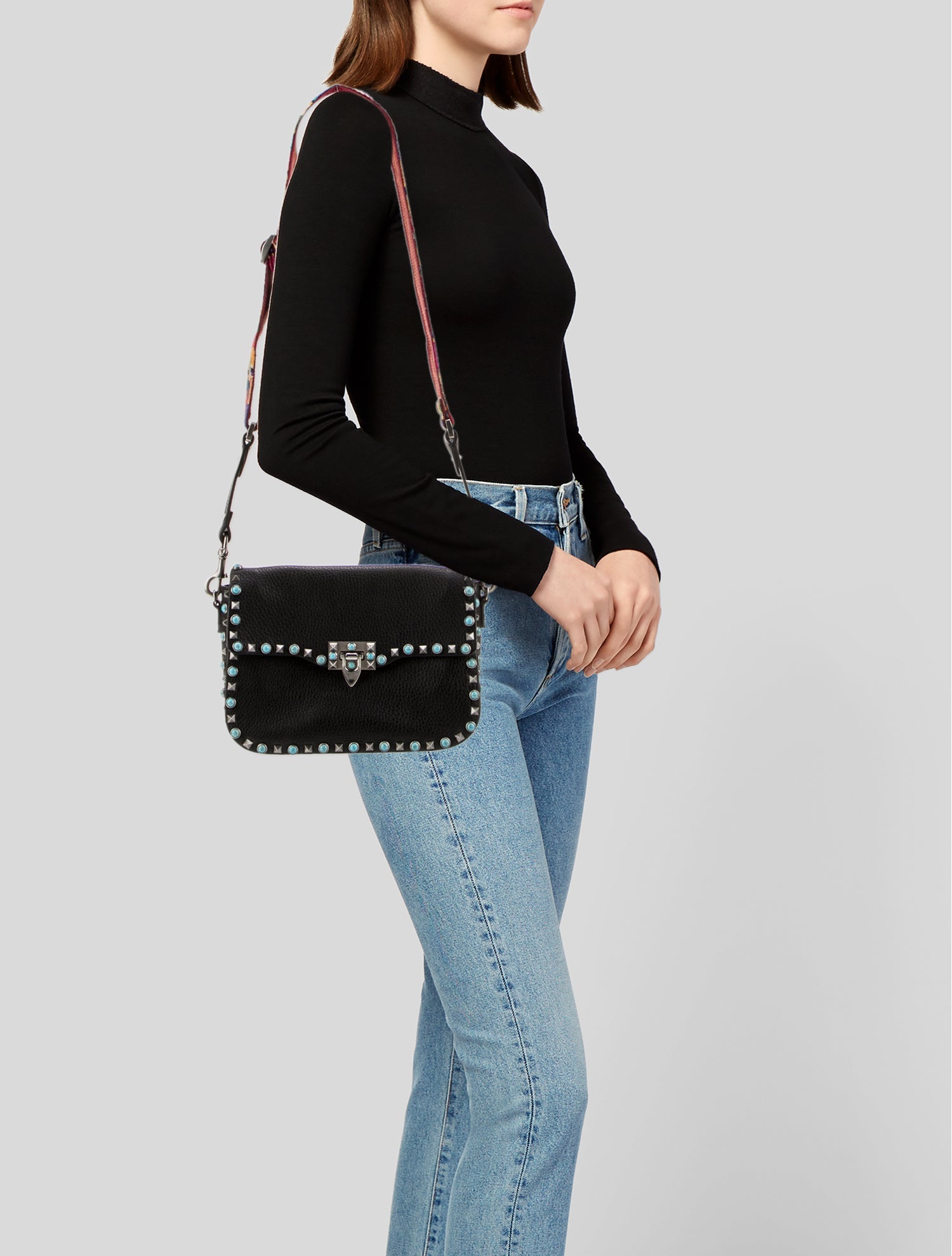 Valentino Rockstud Clutch