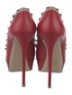 Valentino Rockstud Accents Leather Pumps