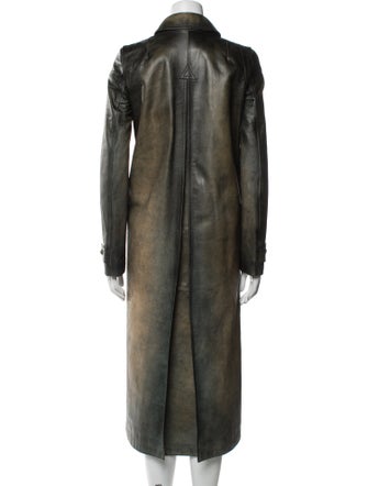 Valentino Calf Leather Trench Coat