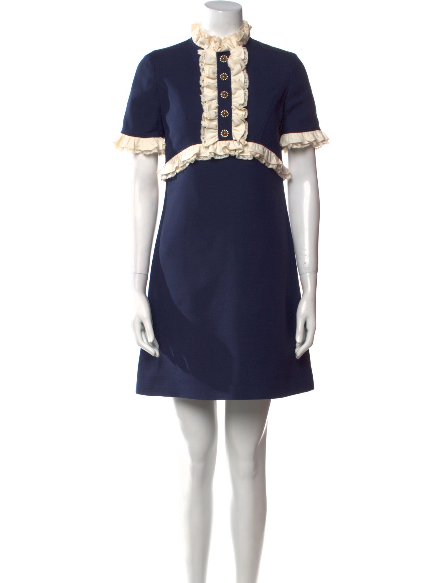 Valentino Virgin Wool Mini Dress