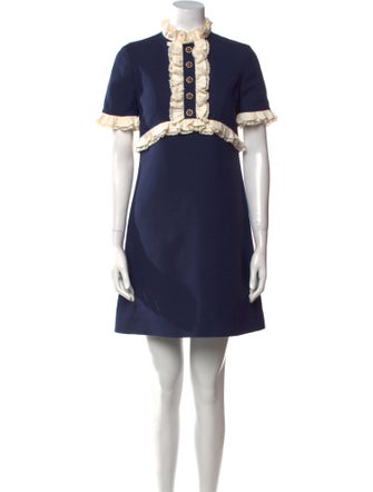 Valentino Virgin Wool Mini Dress