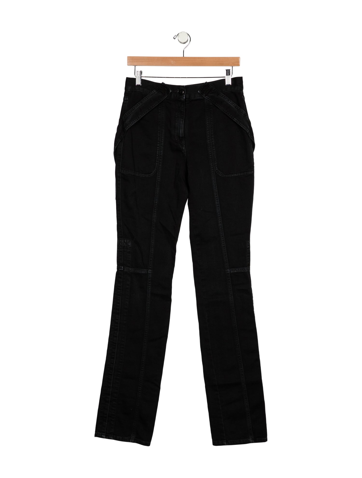 Valentino High-Rise Straight Leg Jeans