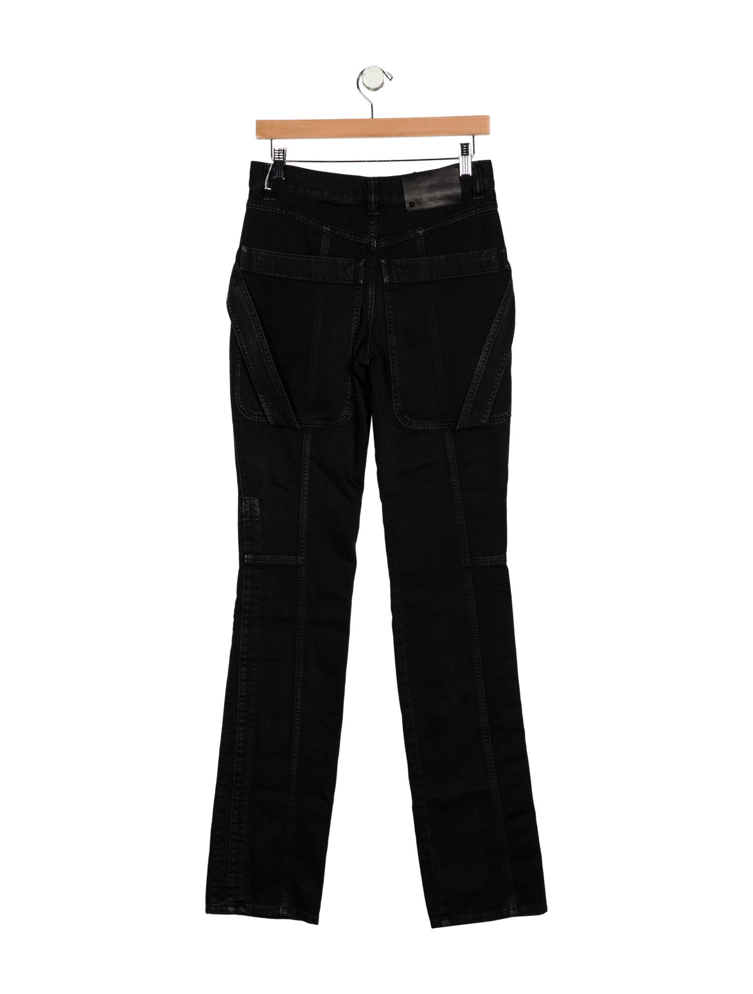 Valentino High-Rise Straight Leg Jeans