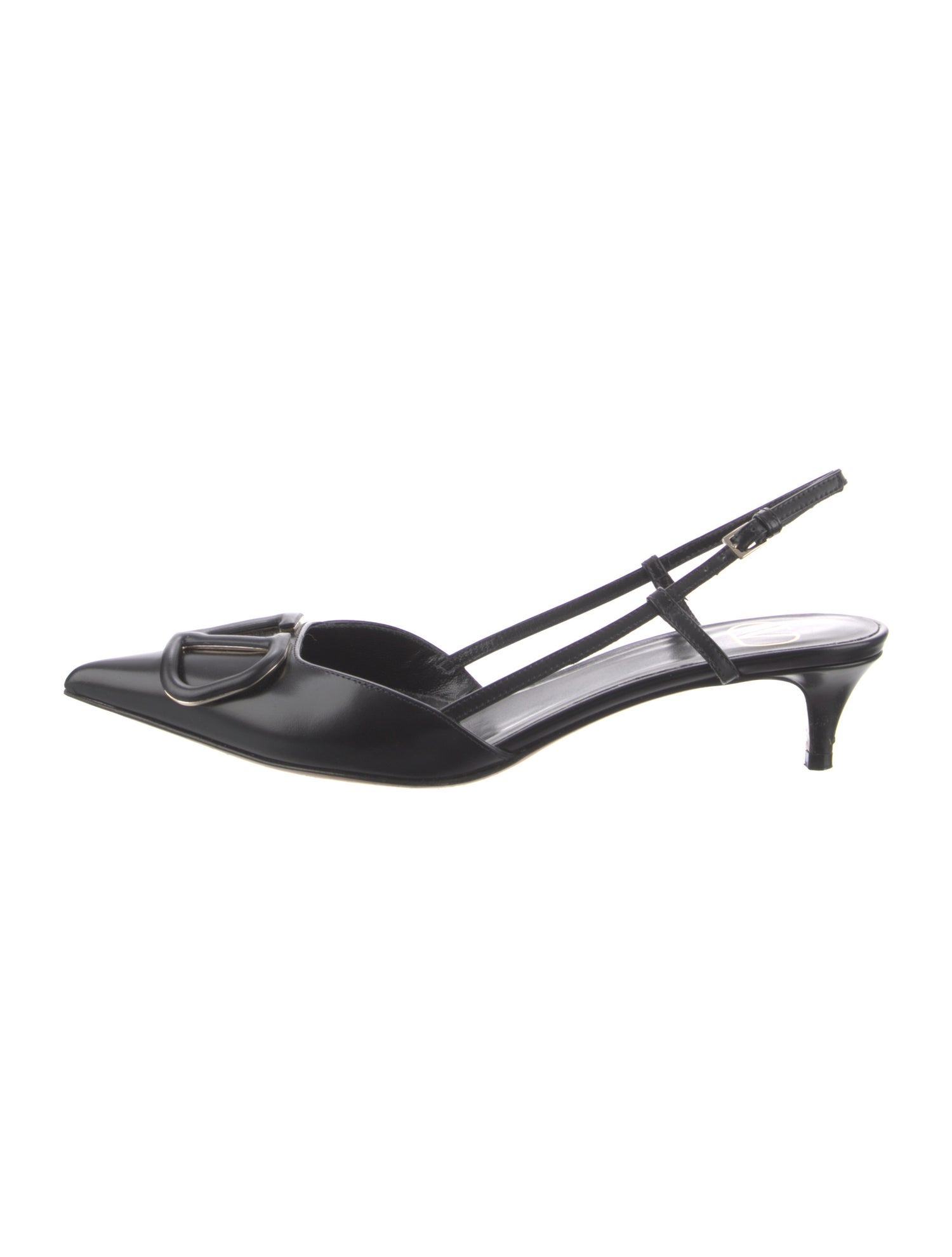 Valentino Leather Slingback Pumps