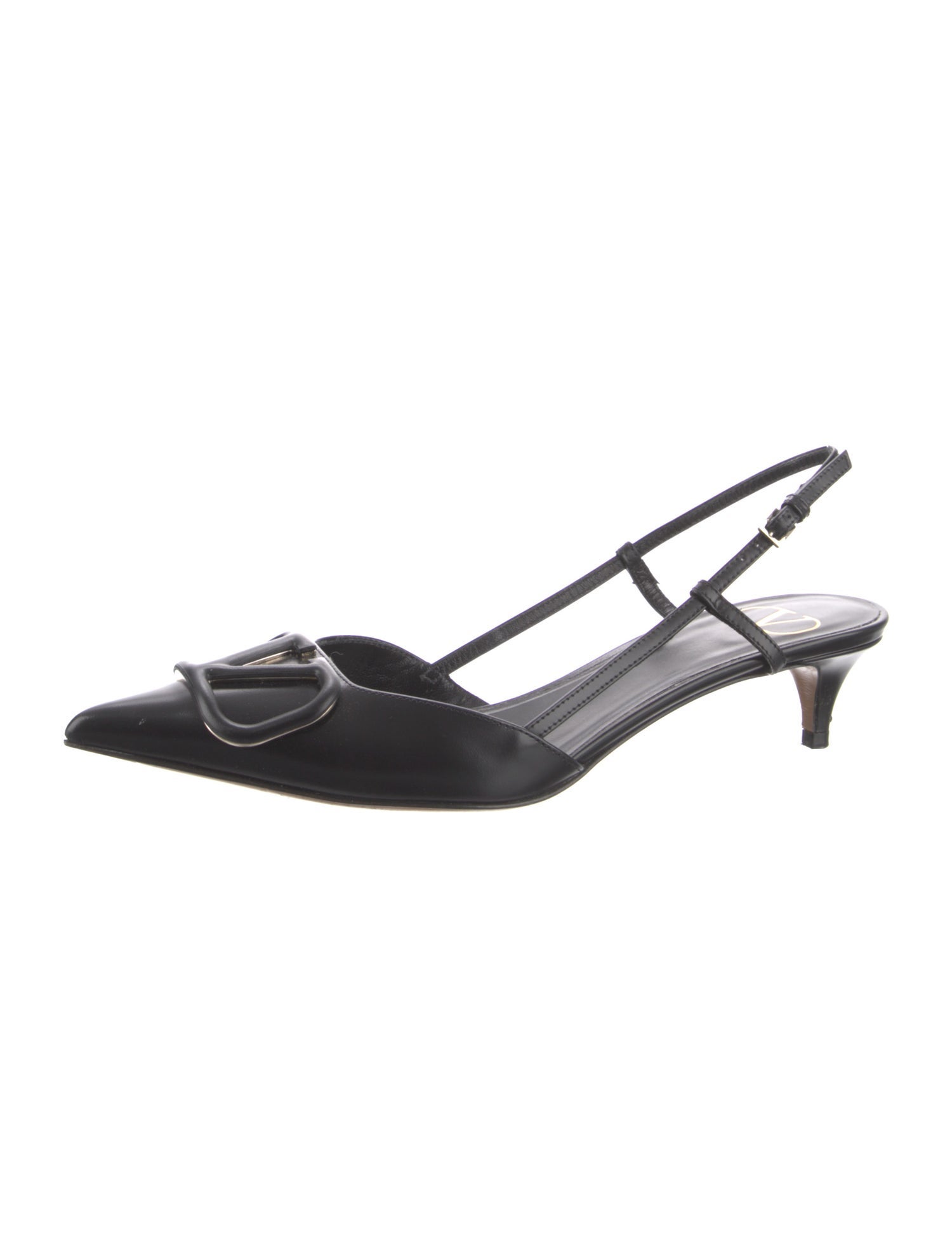 Valentino Leather Slingback Pumps
