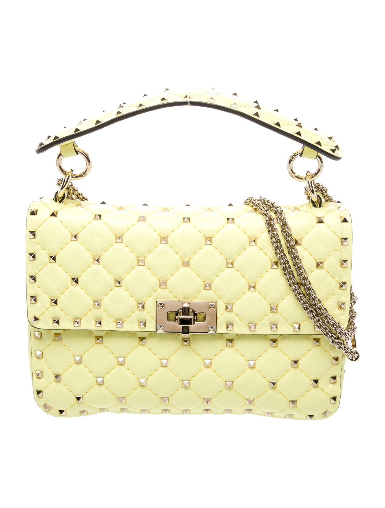 Valentino Rockstud Top Handle Bag