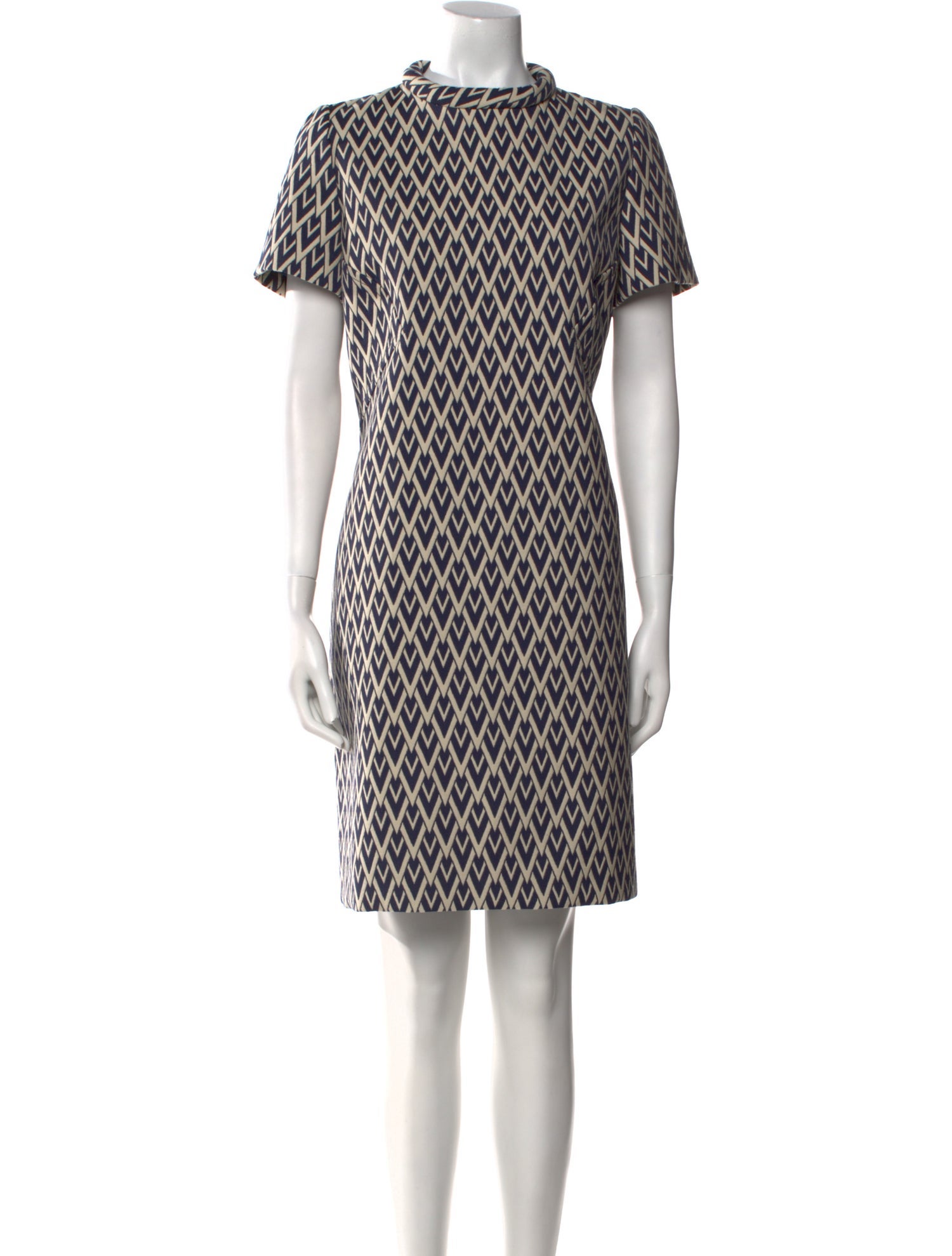 Valentino Printed Knee-Length Dress
