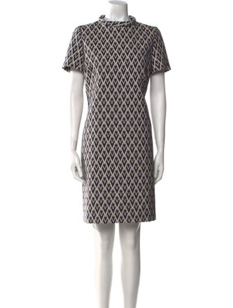 Valentino Printed Knee-Length Dress