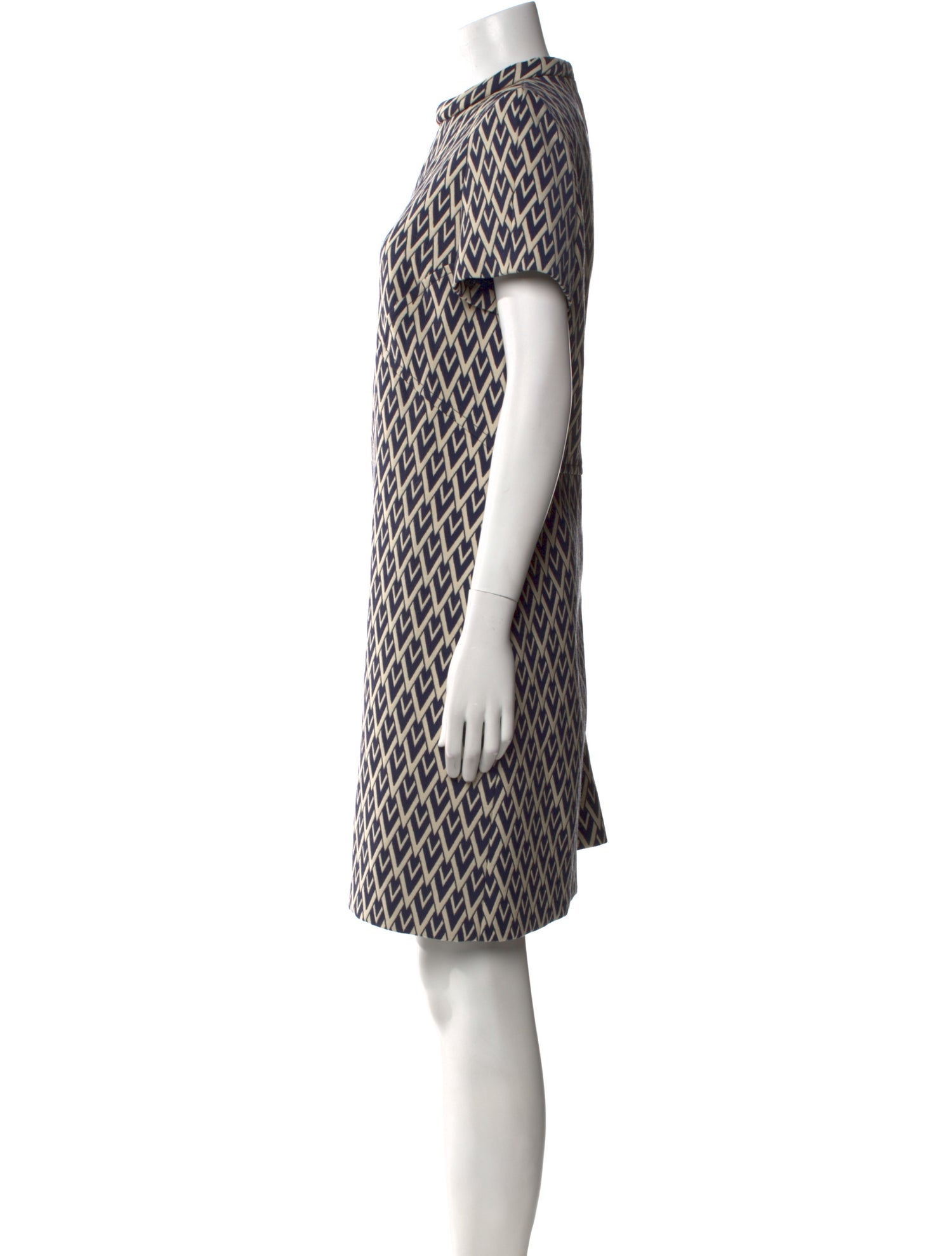 Valentino Printed Knee-Length Dress