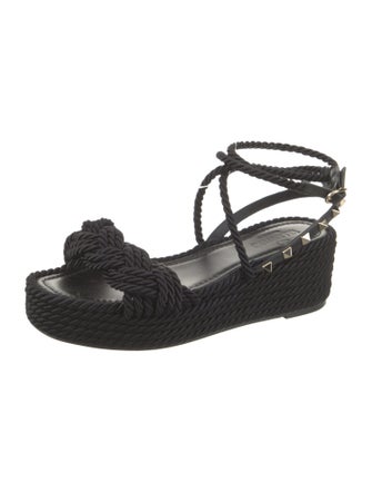 Valentino Studded Accents Espadrilles