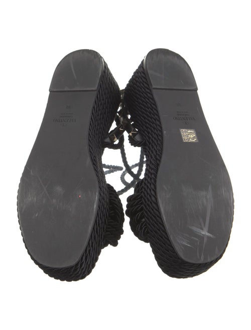 Valentino Studded Accents Espadrilles